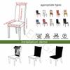 Dining Chair Cover Jacquard Spandex Slipcover Protector Case Stretch for Kitchen Chair Seat Hotel Banquet Elastic