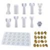Stamp Handle Resin Mold Sealing Handle Mold Wedding Invitations Wax Seal Stamp Handle Mold for DIY Crafts Crystal