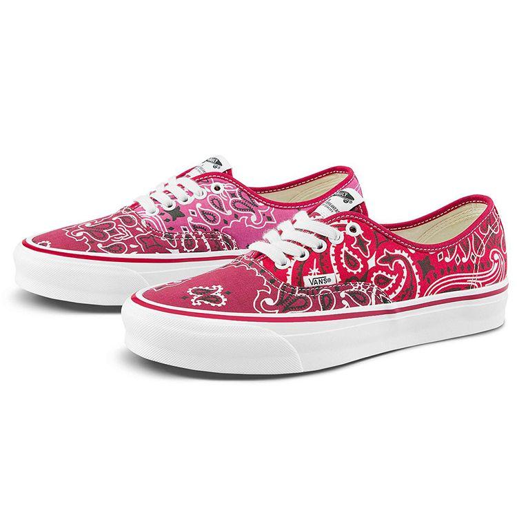 Bedwin & The Heartbreakers x Vans Authentic Bandana Pack - Multi C Unisex Sneakers Red Multi-Color-C VN0A4BV99RA