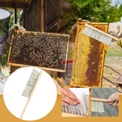 Wooden Handle Beehive Brush - Beekeeper's Beekeeping Tools, Bee Brush Wooden Handle Brush Beekeeper Tools Beekeeping Equipment Beehive Brush
