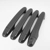 For Honda JADE 2014 2015 2016 2017 2018  ABS Chrome Carbon Fiber Black Door Handle Cover Trim Sticker Car Styling Accessory
