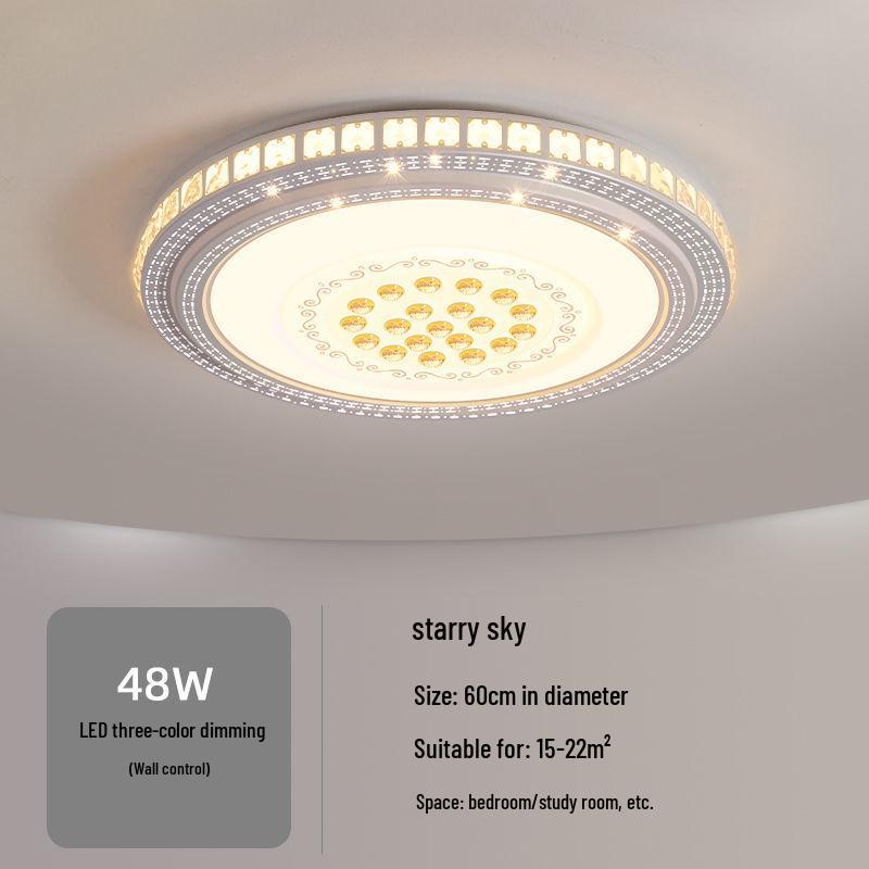 Modern Round LED Ceiling Light for Living Room, Dining Room, Bedroom, and Study
