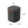 Automatic Garbage Can, Electric Bin with Lid, Bathroom Trash Cans Lids for Kitchen,