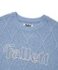 FALLETT Story Logo Argyle Summer Knit Sky Blue