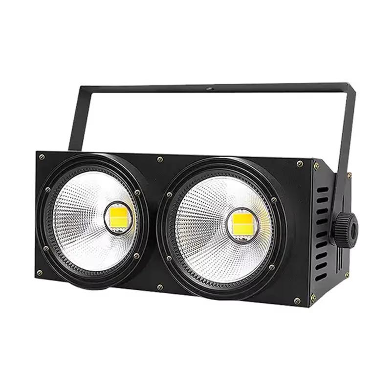 2x100W COB LED blinder światło Zimna biel i Ciepła biel scena show dj wesele klub bar impreza światło dmx Oświetlenie sceniczne wydarzenie show