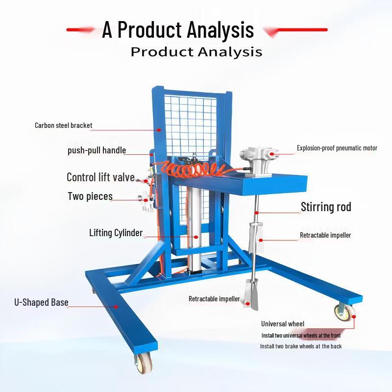 Industrial Pneumatic Mixer Disperser