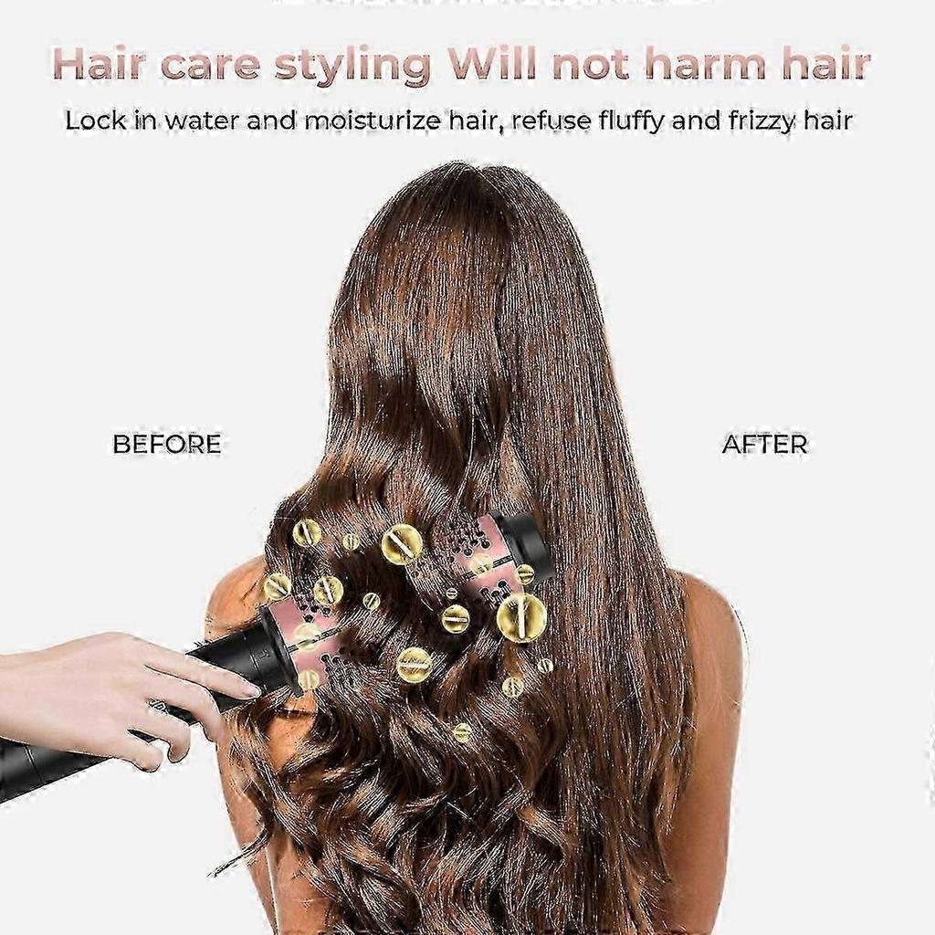 Wavytalk Thermal Brush, Ionic Heated Round Brush for Voluminous Styles, Ceramic Ion Technology Reduces Hair Damage, Fast Heating for Quick Styling
