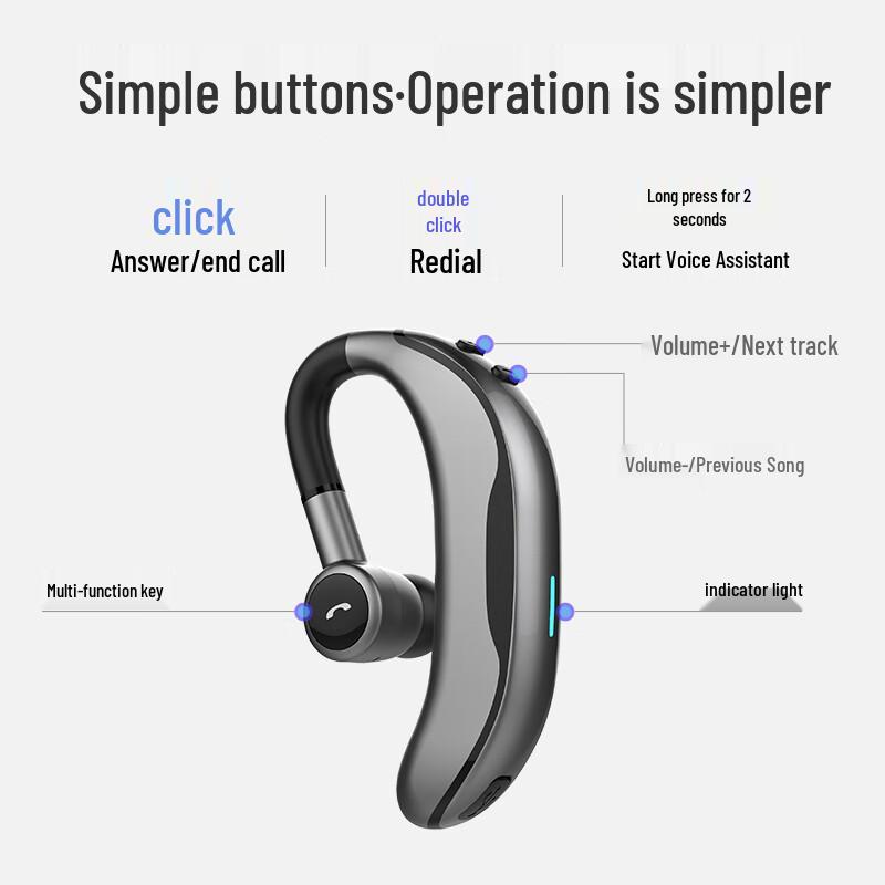 Masentek F600 Business Einzelohr-Bluetooth-Headset