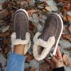 Shoes Large Size Women's Cotton Shoes Winter New Suede One Pedal Warm Snow Boots Women