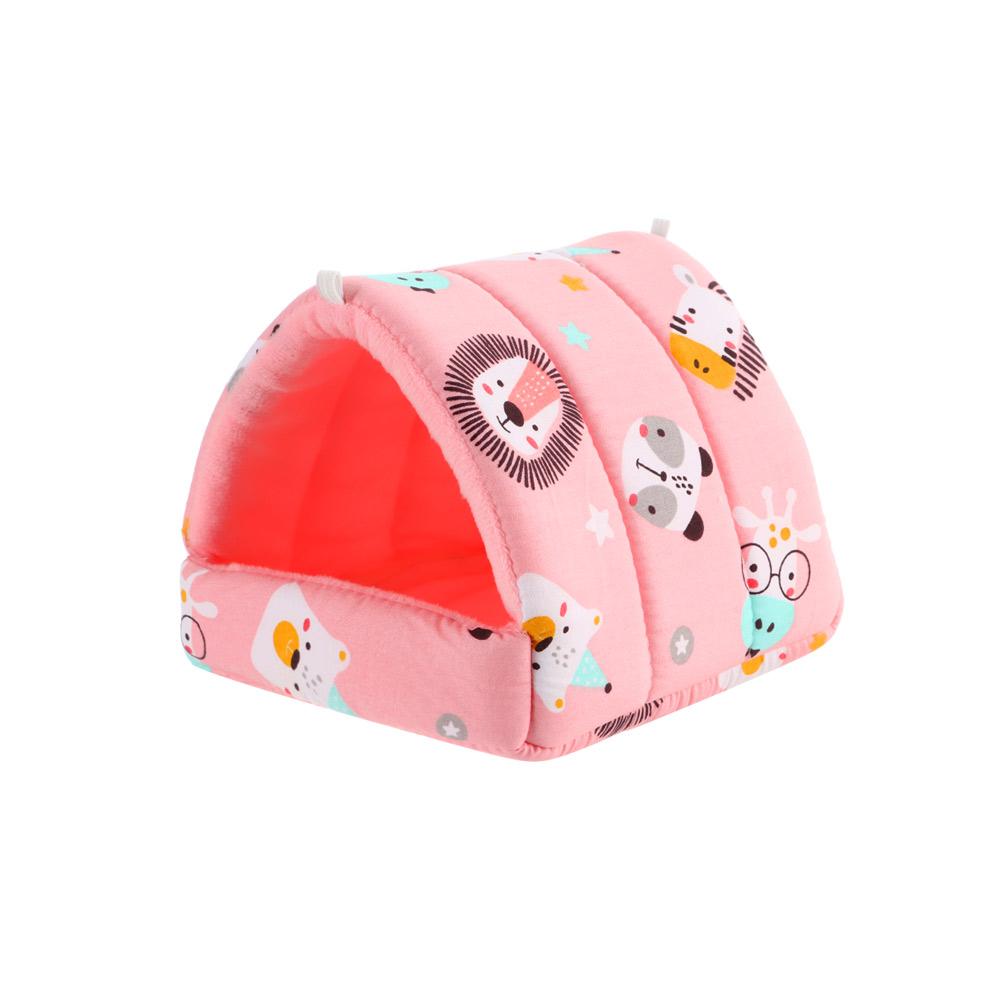 Colorful Comfortable Winter Rabbit Squirrel Small Animal Sleeping Bed Warm Mat Guinea Pig Nest Hamster House