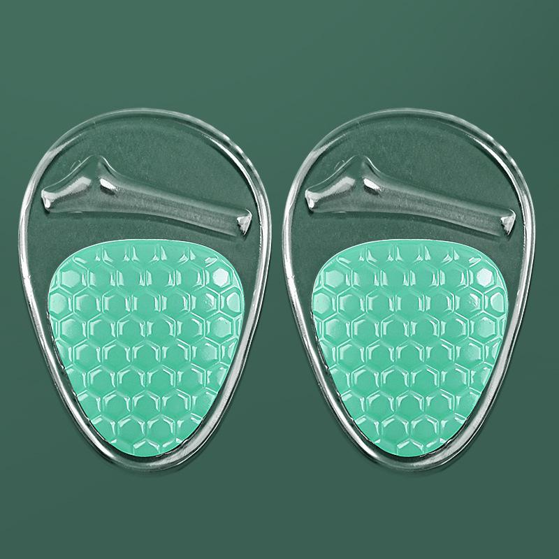 Honeycomb Gel Forefoot Pads: Pressure Relief, Shock Absorbing, Non-Slip, Self-Adhesive, Soft Massage Cushion for High Heels.