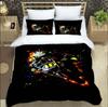 Motorcycle Fleet VR-46 Pattern Quilt Cover With Pillowcases Microfiber 3D Digital Printed Bedding Set Twin Full Queen King