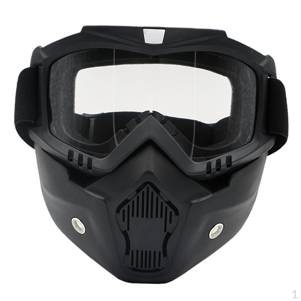 

Motocross Goggles Bike Anti Fog Windproof Dustproof Glasses чистий
