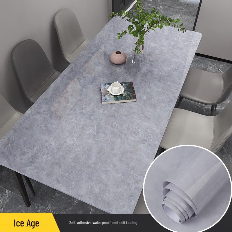 3D Marble Wall Sticker: Self-Adhesive, Oil-Proof, Thickened Decor for Bathroom, Kitchen, Wardrobe