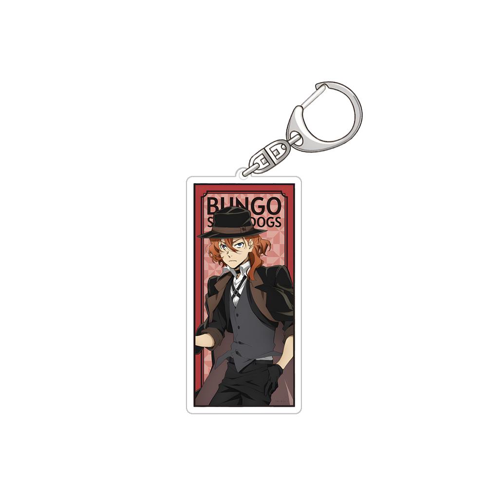 

Bungo Stray Dogs Nakajima Atsushi Dazai Osamu Ryunosuke Akutagawa Nakahara Chuuya Official Acrylic Keychain Bag pendant Gifts 6 cm
