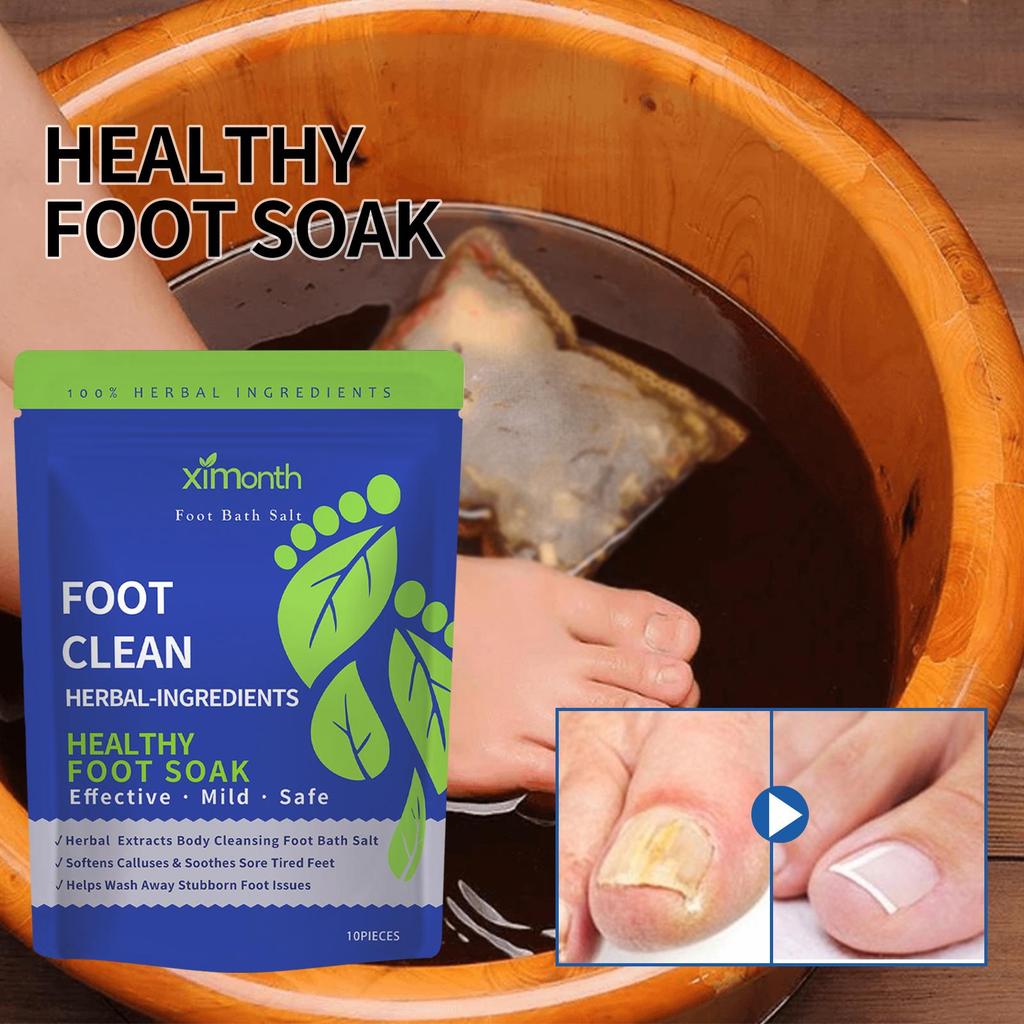 10pcs  Foot Care Pack Repair Relieve Soreness Swelling Foot Soak Foot Cleansing Callus Foot Bath Packs