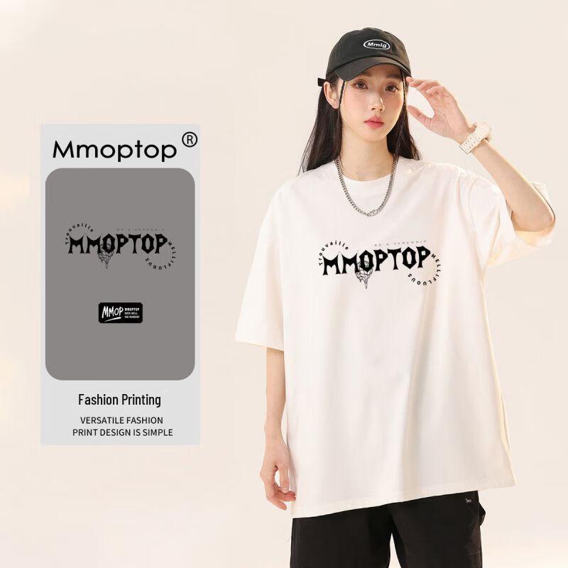 MMOPTOP M0034 Unisex Loose Fit Cotton T-Shirt XL