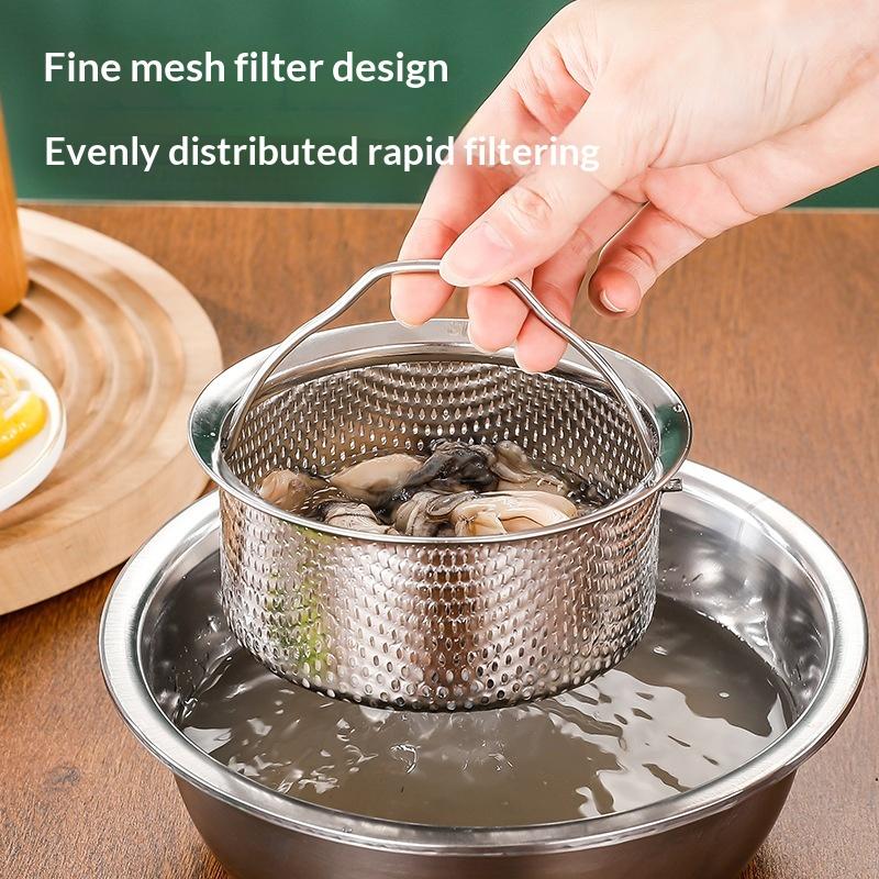 Uniwersalny koszyk do gotowania na parze ze stali nierdzewnej 304 klasy spożywczej Wkład do szybkowaru/Instant Pot Bezpieczny do mycia w zmywarce Wielofunkcyjny