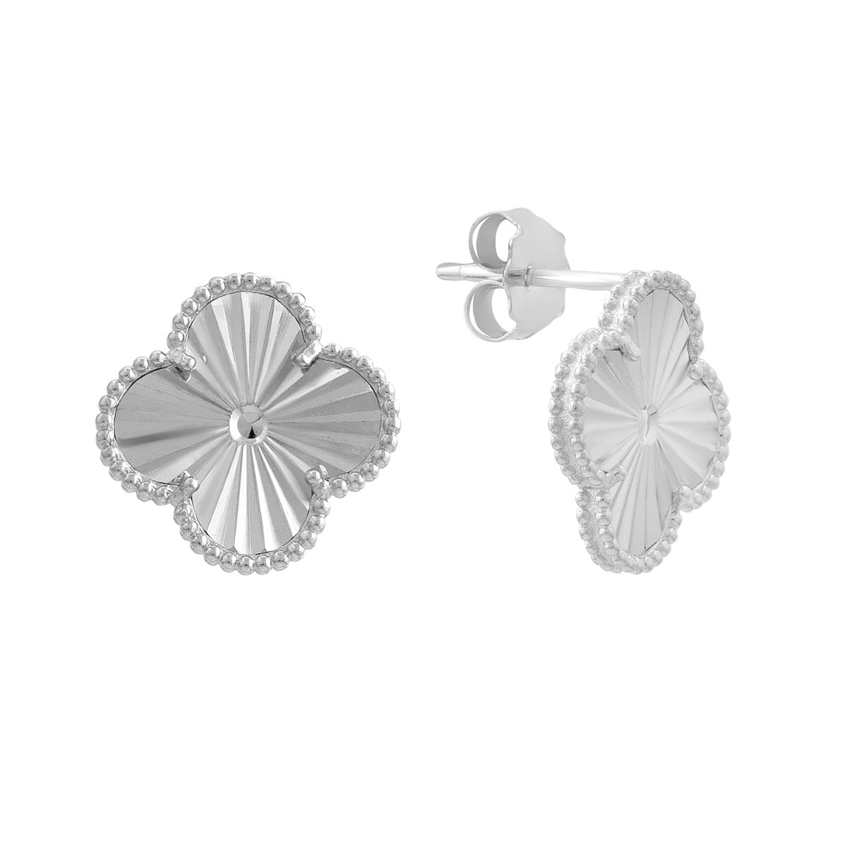 

Silver earrings without stones (2177586)