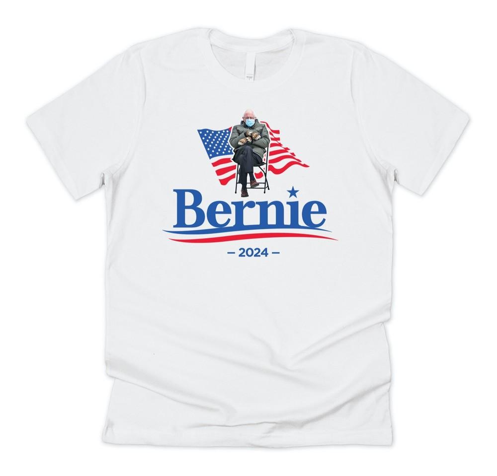

Bernie Sanders 2024 T-shirt Tee Funny Election Meme US President 2020 Vote For L