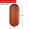Wenge Wood Oval Serving Tray