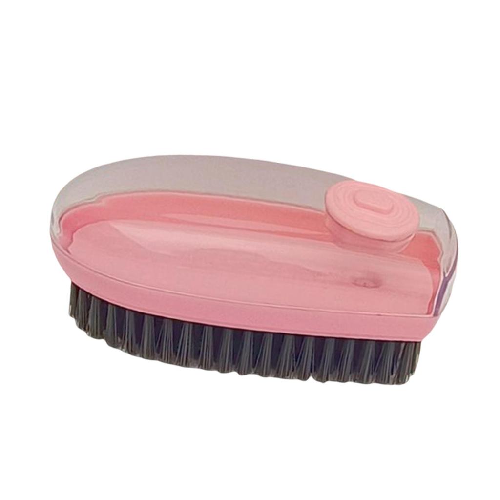 Hydraulic Cleaning Brush Multifunction Soft Washing for Clothes Kitchen Pink