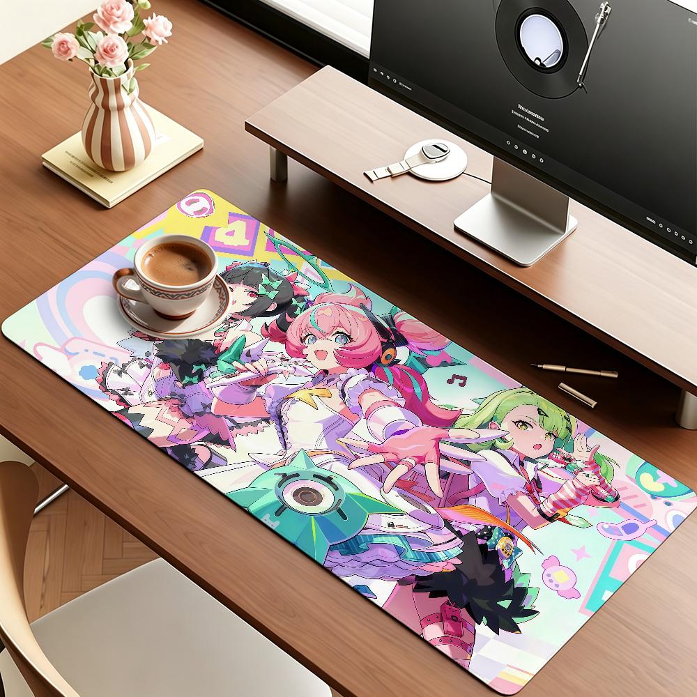 Zenless Zone Zero Angels of Delusion Mouse Pad Square Office Gaming Desk Mat Waterproof Non-Slip Rubber Decorative