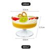 Plastic Martini Glasses Disposable Detachable Ribbed Martini Glasses Transparent Champagne Tower Dessert Cup