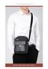 Men's Multi-Functional Crossbody Handbag - Double-Layer, Large Capacity, Fashionable Design