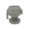 Smile Face Planters Pots Planter For Indoor Outdoor Plants Small Succulent Pots Cute Flower Pots For Garden Decoration