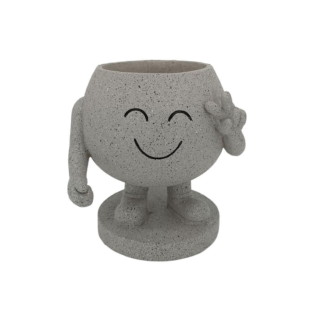 Smile Face Planters Pots Planter For Indoor Outdoor Plants Small Succulent Pots Cute Flower Pots For Garden Decoration