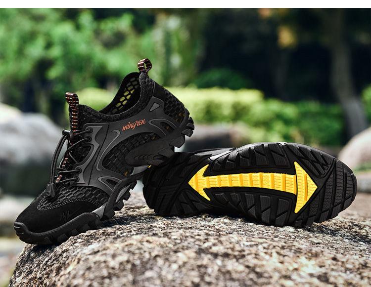 Men's Cross-Border Summer Sandals: Breathable Mesh, Lightweight, Trendy Korean Style Hiking and Casual Shoes