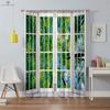 3D Printed Curtains for Bedroom, Living Room, Kitchen and Study Room, Realistic Sky Scenery Outside the Window, Blackout Curtain