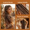 15Strands Handmade Dirty Braids 24Inch Boxing Hook Needle Hairband  Party
