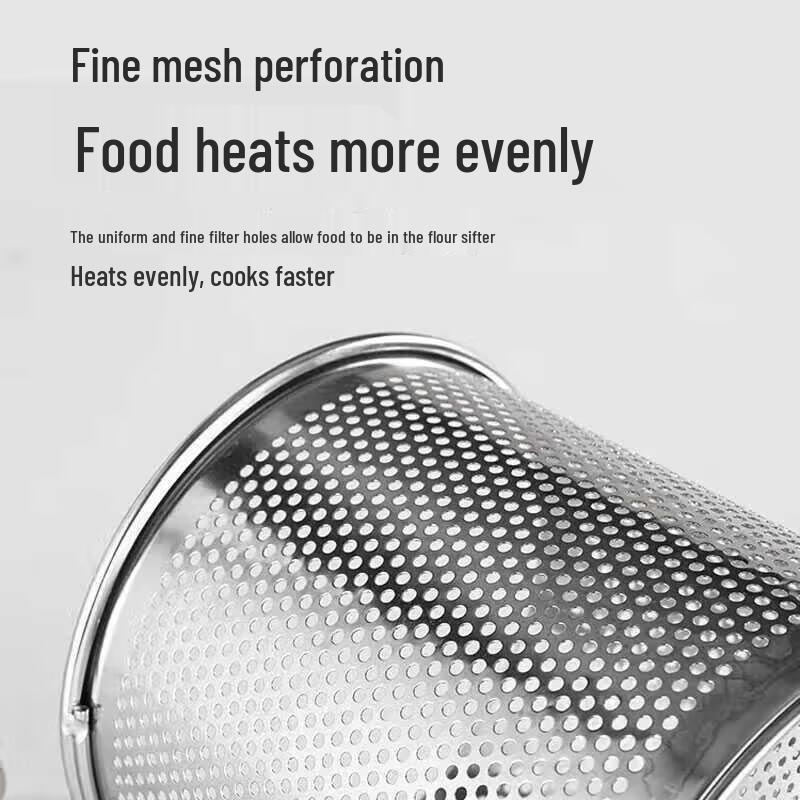 JingJingRS 16cm Nudelsieb mit Holzgriff