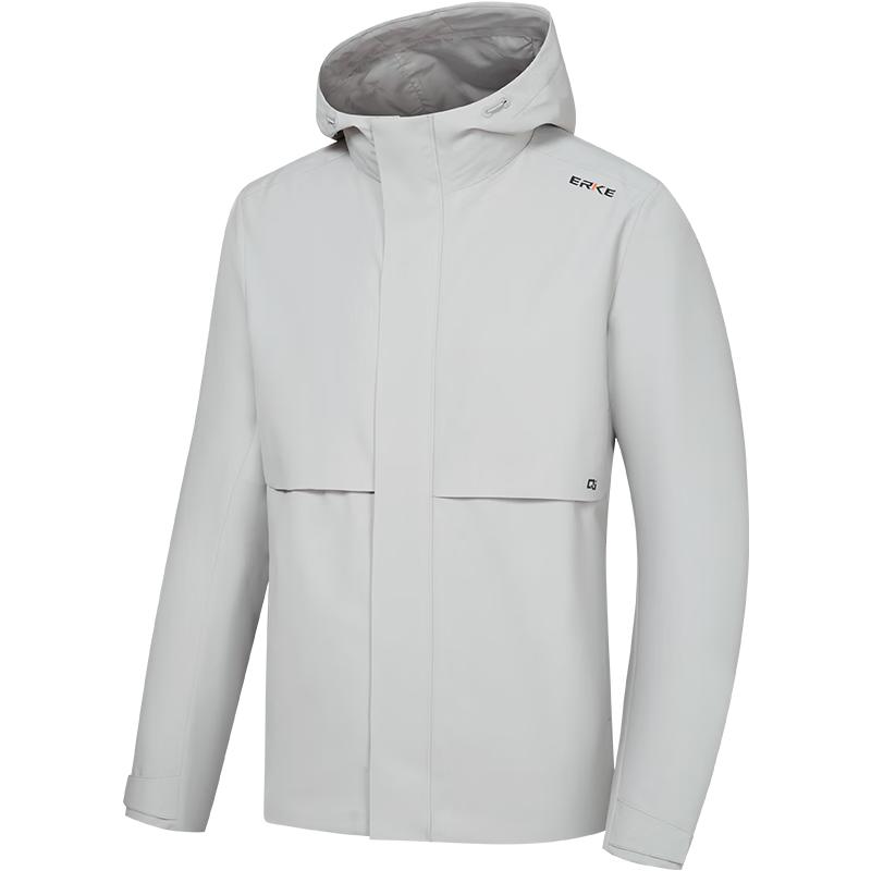 Erke Men's Hooded Windproof Casual Jacket