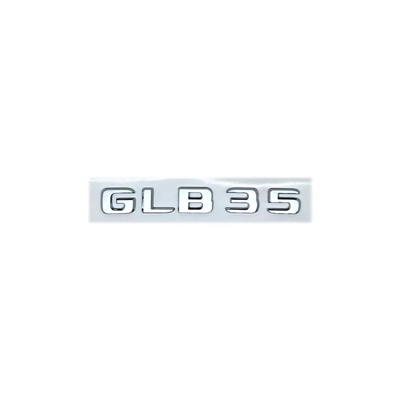 

3D ABS Black Logo GLB35 Letters Turbo 4matic Emblem AMG Badge Car Rear Star Sticker For Mercedes Benz GLB35 AMG X247 Accessories