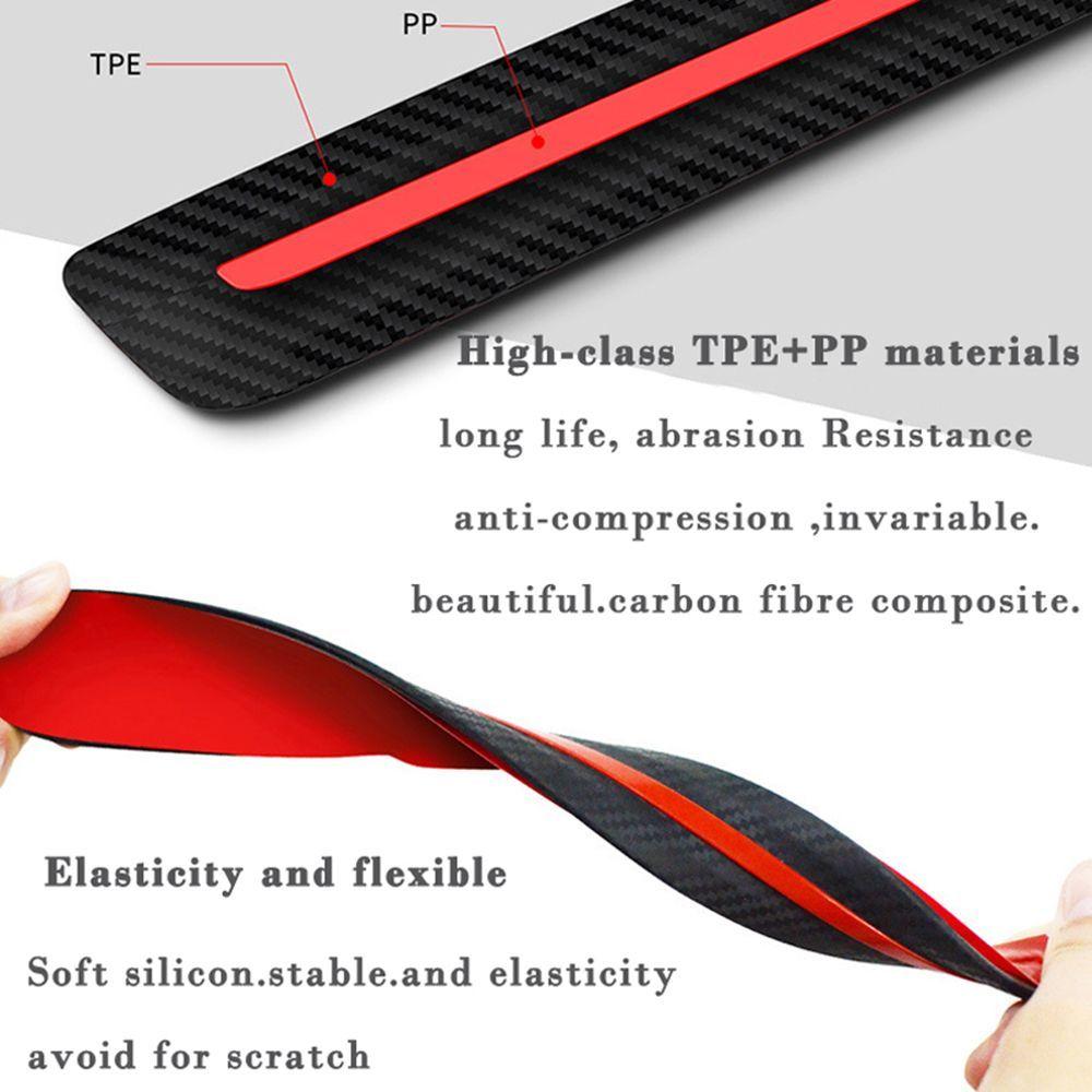 Protection Front Rear Zero Car Decoration Strip Anti-scratch Stickers Bumper Edge Corner Guards