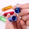 New Premuim Portable Mini Waterproof Aluminum Pill Box Cases Container Organizer Storage for Vitamin Fish Oils Keychain Earplug