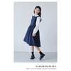 Girls Preppy Style Doll Collar Long Sleeve Spring Autumn Casual Kids Dress