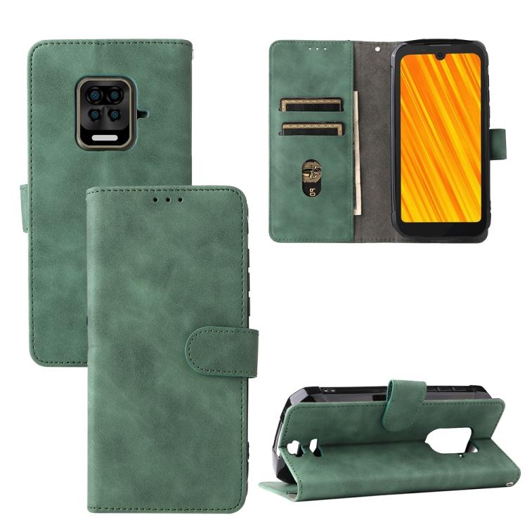 For Doogee S59 / S59 Pro Solid Color Skin Feel Magnetic Buckle Horizontal Flip Calf Texture PU Leather Case with Holder & Card Slots & Wallet