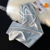 Fleece thickened straight women's jeans, new wide-leg cotton elastic waist pants in autumn and winter