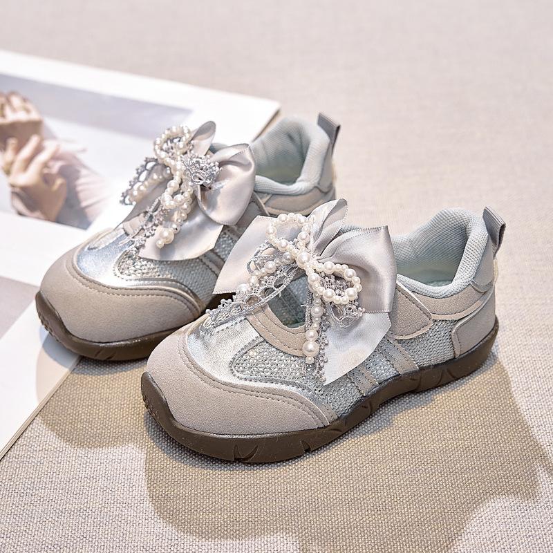 

Туфли Dexter из жемчужного кружева для девочек, универсальная ультралегкая спортивная обувь, детская повседневная обувь на мягкой подошве 36