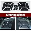 Car Interior Stickers Button Decal Compatible with Mercedes Benz GLK350 C Class CLS C218 SLK W172 W204 W212 W218 W207 Steering Wheel A/C Air