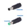 DC5521 Female Connector Converters, 5Pack Direct Current Barrels Adapters with DC6.5X3.0Mm/DC6.3X3.0Mm Male Plugs Output and Direct Connection