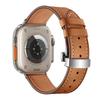 Leather wristwatch strap for Apple Watch 49mm 46mm 45mm 44mm 42mm 41mm 40mm 38mm 45mm for iWatch Series 11 10 9 8 7 6 5 4 Ultra3