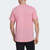 Adidas Aeroready Designed To Feelready Solid Color Logo Crew Neck Short Sleeve T-Shirt Men Tops Lush-Red HL4695