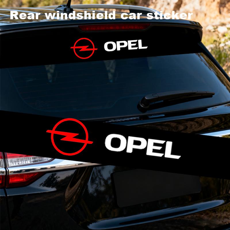 CIS1 Car windshield sun visor strip stickers to prevent direct sunlight For Opel Astra j g Insignia Corsa d Vectra c Zafira a Auto