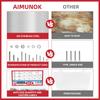 404pcs countersunk  Screws with Nose Screw Set M3 M4 M5 Screw and nut washers 304 Stainless Steel Cross countersunk  Scr