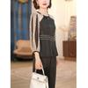 Women's 2025 High-End Spring-Autumn Slimming Two-Piece Set: Long Sleeve, Chic & Fashionable